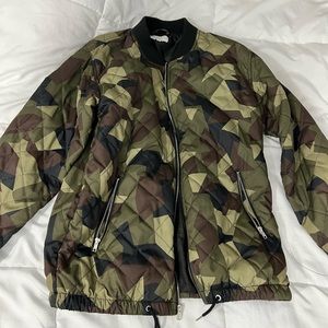 Camo Bomber Jacket